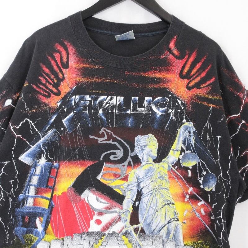 LLICA 希少 1991 ALLOVER バンドTシャツ XL ヴィンテージ バンドTシャツ メタリカ METALLICA 90s ALL OVER
