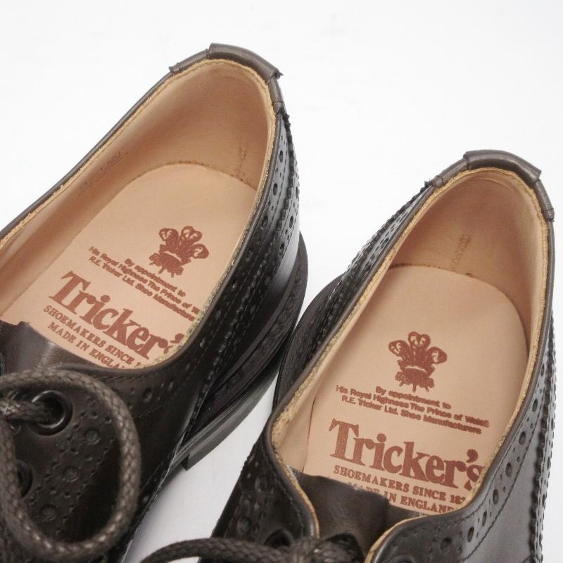 Tricker's 未使用 トリッカーズ UK7 ウィングチップ M5633/9 BOURTON