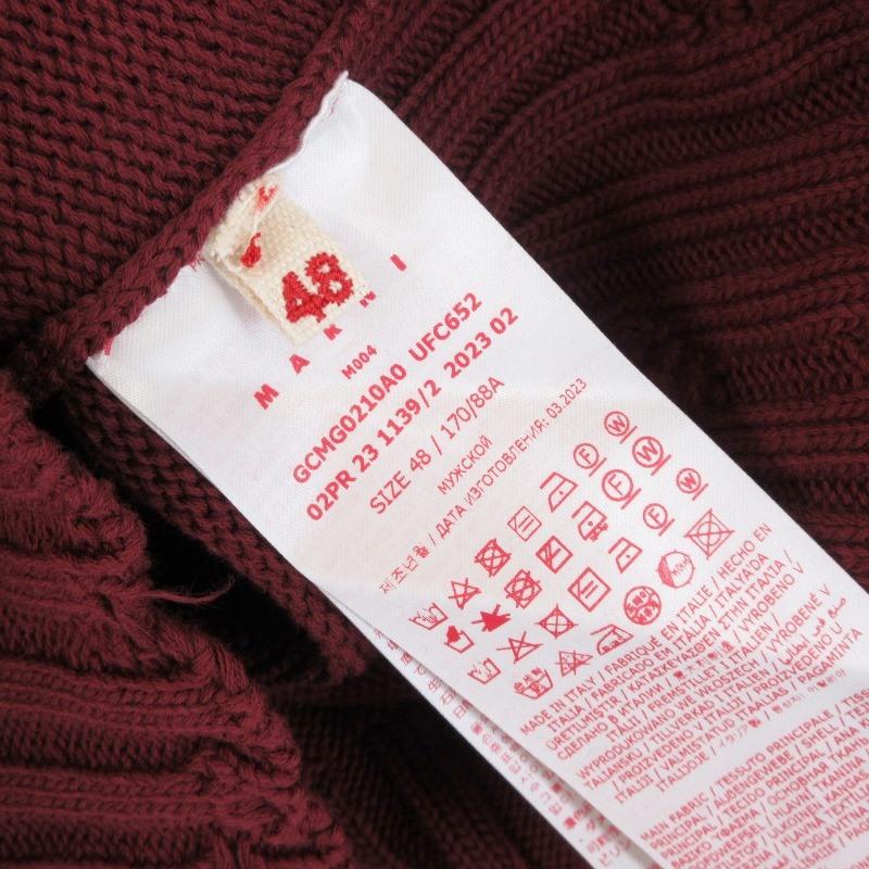 未使用 MARNI マルニ コットンクルーネック ニット GCMG0210A0 UFC652 