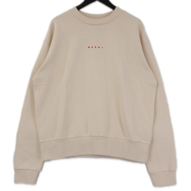 未使用 MARNI マルニ ロゴ クルーネック スウェット FUMU0074P9 USCU87 