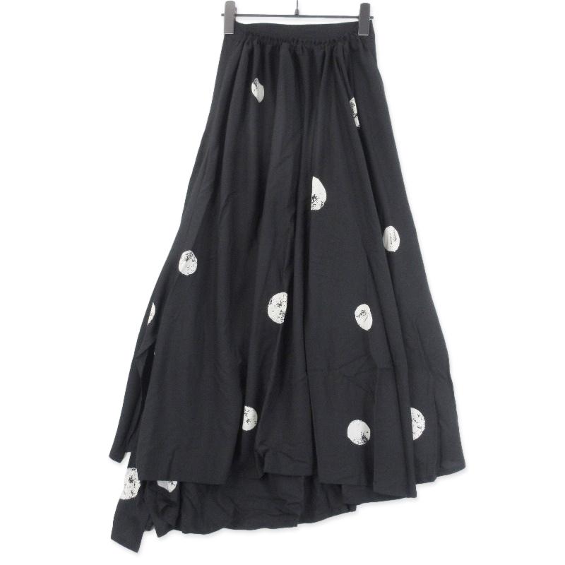 Yohji Yamamoto 美品 ヨウジヤマモト ドット スカート FS-S21-207-1  