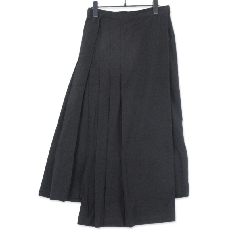 Yohji Yamamoto 美品 ヨウジヤマモト アシンメトリーウールスカート FS  