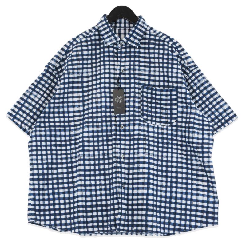 Porter Classic 未使用 ポータークラシック 半袖チェックシャツ Porter Classic 未使用 ポータークラシック 半袖チェックシャツ