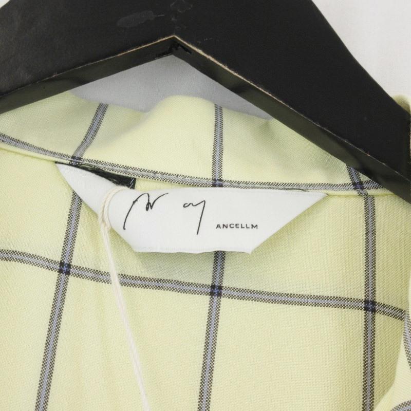 ANCELLMアンセルム新作チェックシャツ1新品未使用 ANCELLM（アンセルム） 2023AW 23AW DAMAGED FLANNEL CHECK