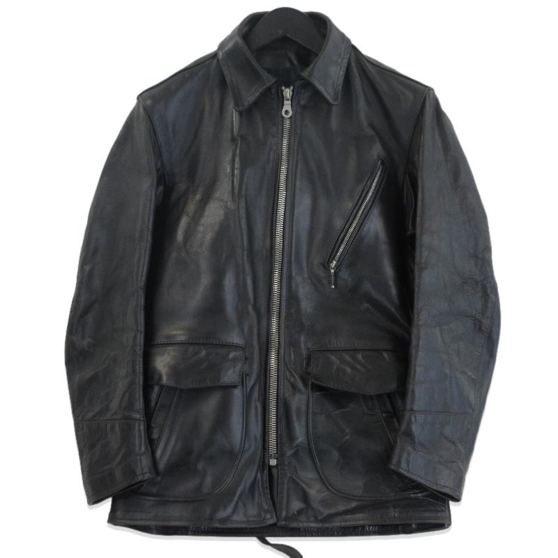 VANSON バンソン レザーカーコート モデルJ ホースハイド riri VANSON バンソン レザーカーコート モデルJ ホースハイド riri