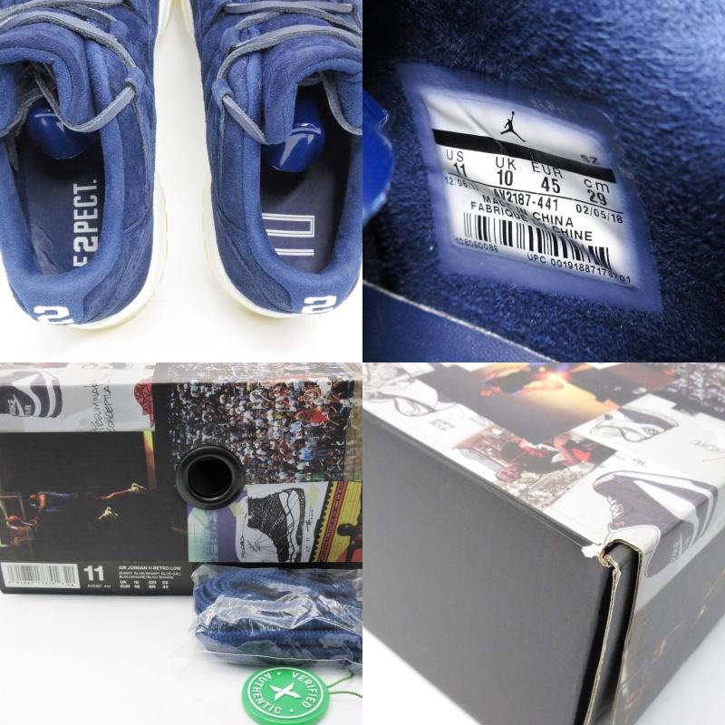 NIKE ナイキ 29cm AIR JORDAN 11 RETRO LOW AV2187-441 エア 