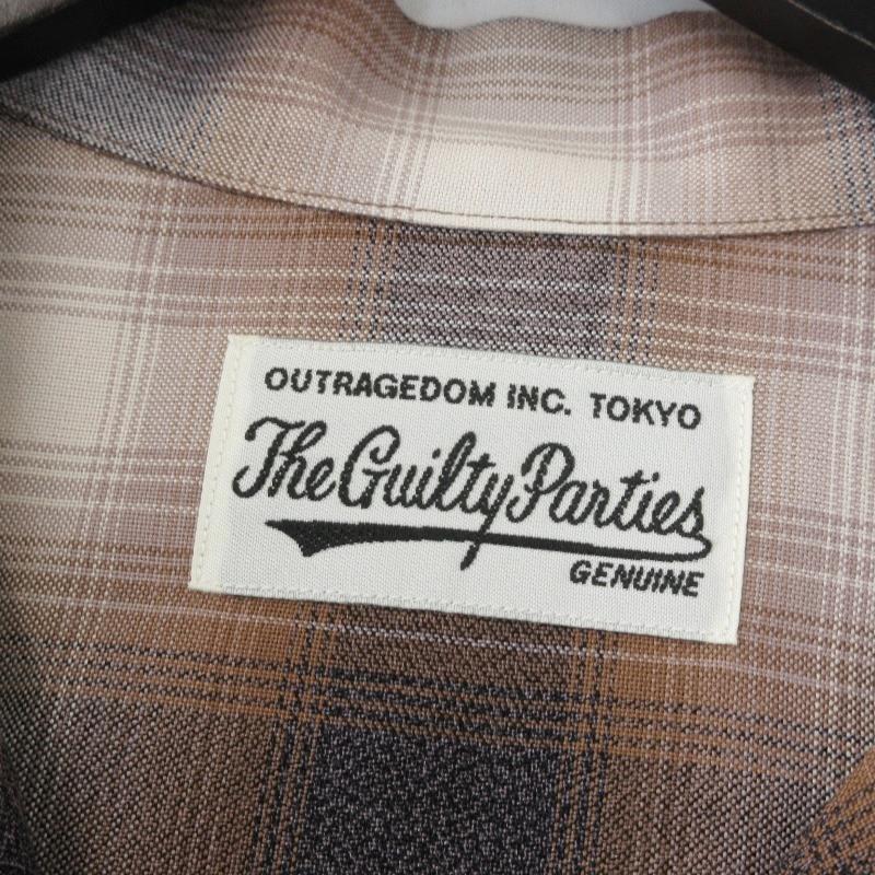 WACKO MARIA 美品 ワコマリア オンブレチェック 半袖シャツ 24SS-WMS 