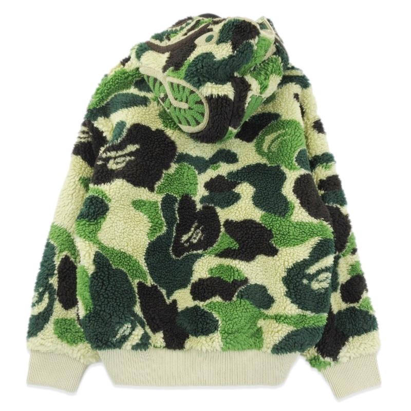 A BATHING APE 未使用 アベイシングエイプ ボアジップパーカー A BATHING APE 未使用 アベイシングエイプ ボアジップパーカー