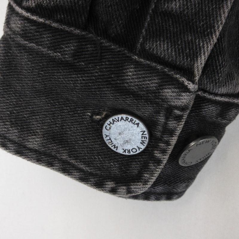 美品 WILLY CHAVARRIA ウィリーチャバリア デニムジャケット メタル  