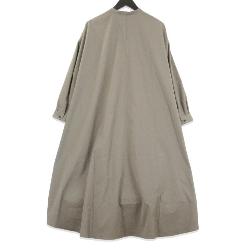 美品2024年製ノーコントロールエアー【定価3.7万】マオカラーシャツワンピース 美品 NO CONTROL AIR ノーコントロールエアー マオカラーシャツ