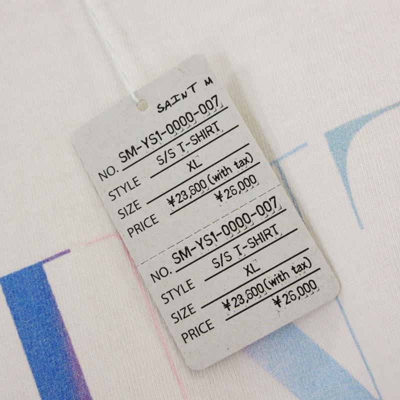 未使用 SAINT Mxxxxxx セントマイケル SS TEE RAINBOW SM-YS1-0000-007