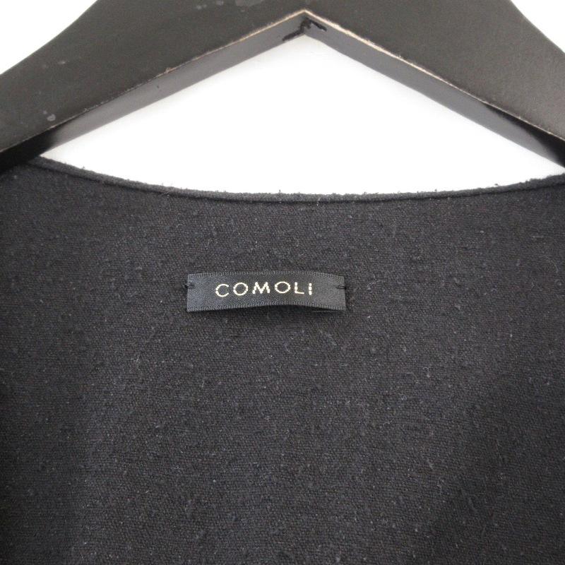 未使用 COMOLI コモリ ローシルク カシュクールジャケット B01-L2002  
