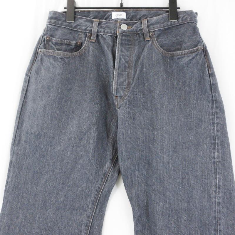 未使用 CIOTA シオタ デニムパンツ PTLM-21STBMGR Straight 5 Pocket