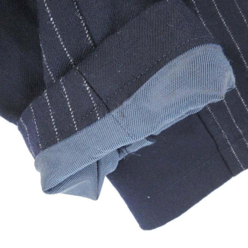 ENGINEERED GARMENTS ストライプベスト S ネイビー ENGINEERED