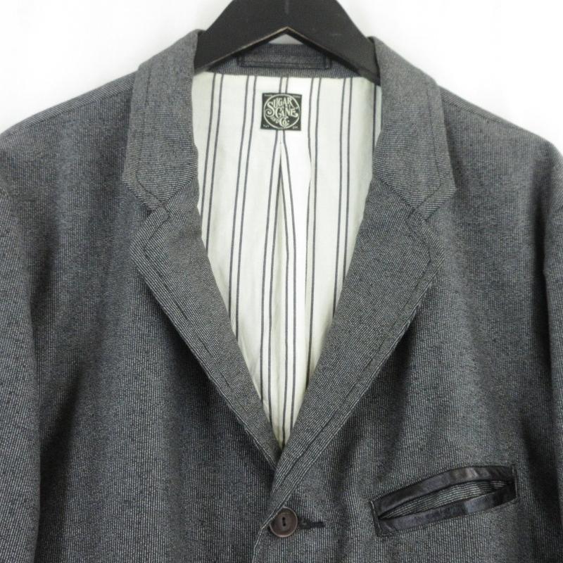 【美品】シュガーケーン　フィクションロマンス　モールスキンジャケット　サイズ40 SUGAR CANE FICTION ROMANCE シュガーケーン プリント