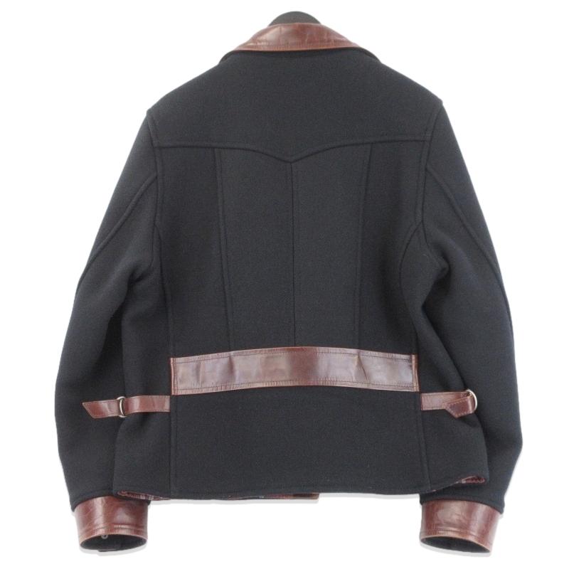 JELADO ジェラード ダブルライダースジャケット レザー? ウール