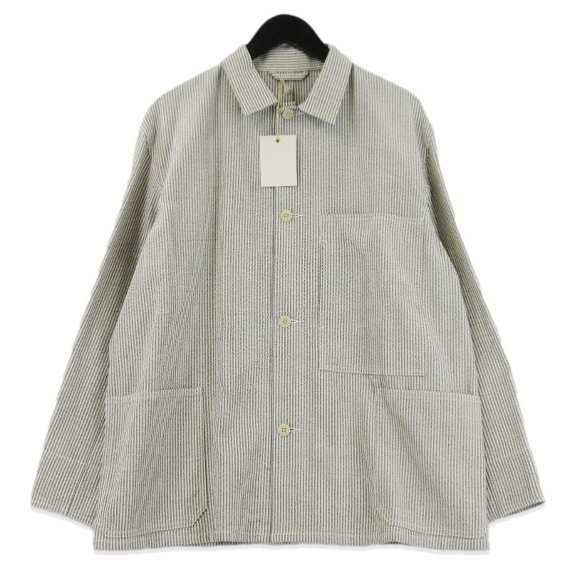 未使用 ULTERIOR アルテリア WASHI STRIPE COVERALL JKT ULBS26-GA117