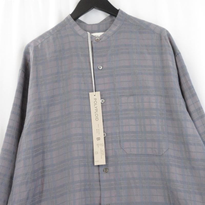 未使用 POLYPLOID ポリプロイド LONG SHIRT B-5-002-037 長袖シャツ 