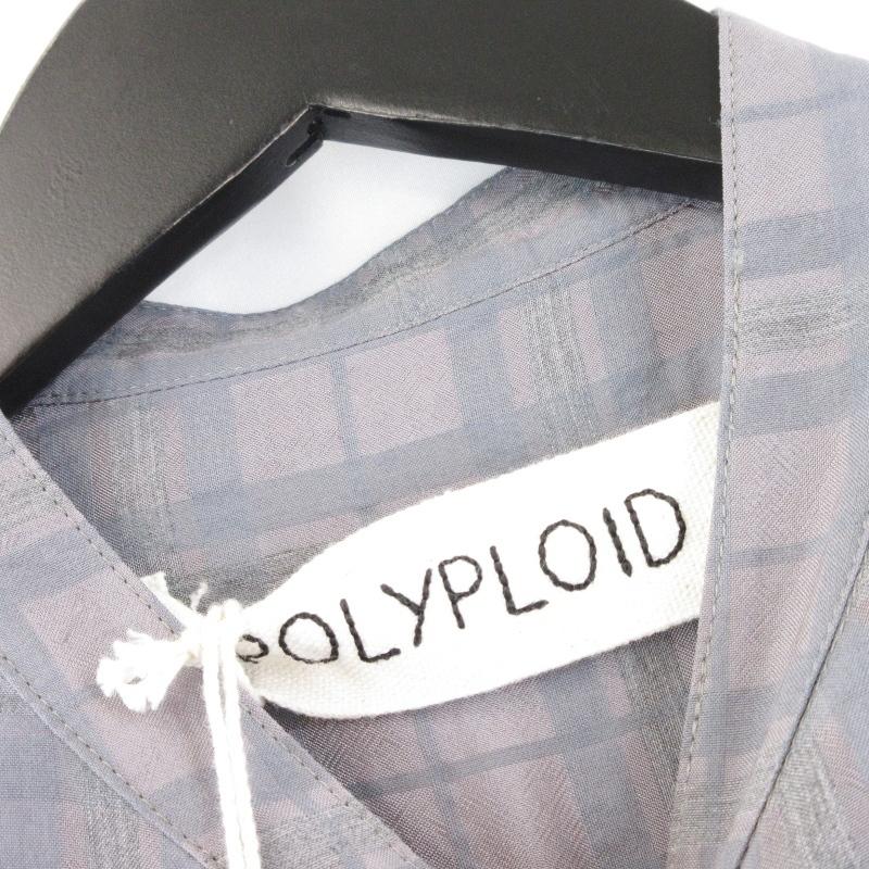 未使用 POLYPLOID ポリプロイド LONG SHIRT B-5-002-037 長袖シャツ