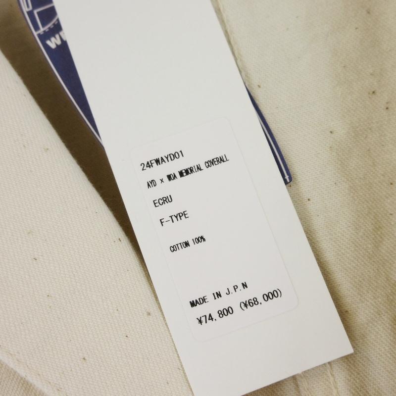未使用 WESTOVERALLS ウエストオーバーオールズ AYD × WOA MEMORIAL