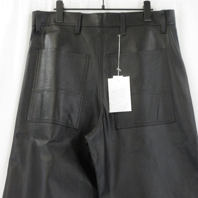 未使用 Cale カル Lamb Leather Pants C243L01P01 ラム レザーパンツ