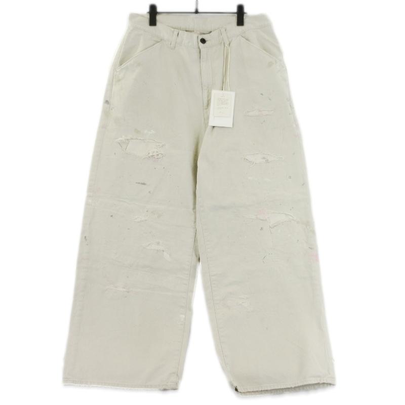 未使用 ANCELLM アンセルム REMAKE WIDE CHINO TROUSERS ANC