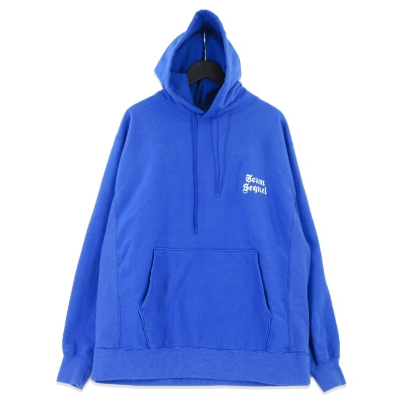美品 SEQUEL シークエル プルオーバーパーカー SQ-25SS-CS-08 HOODIE  