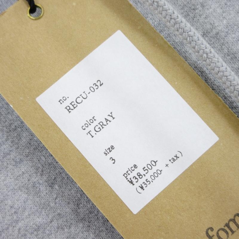 未使用 REFOMED リフォメッド PULLOVER HOODIE RECU-032 プルオーバー  