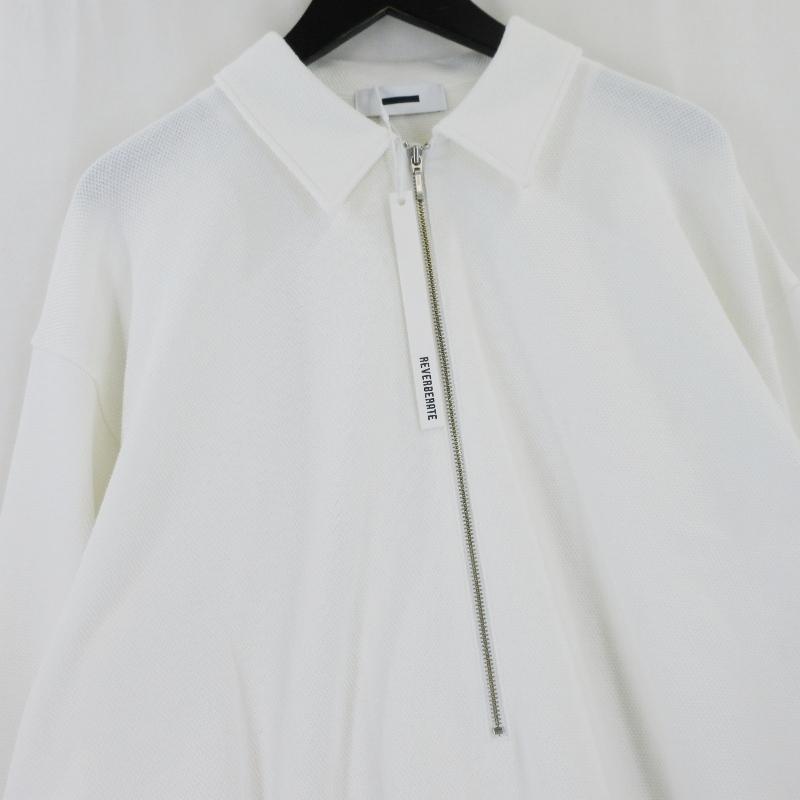 未使用 REVERBERATE リバーバレイト HALF ZIPP PIQUE REV-25SS-RB28
