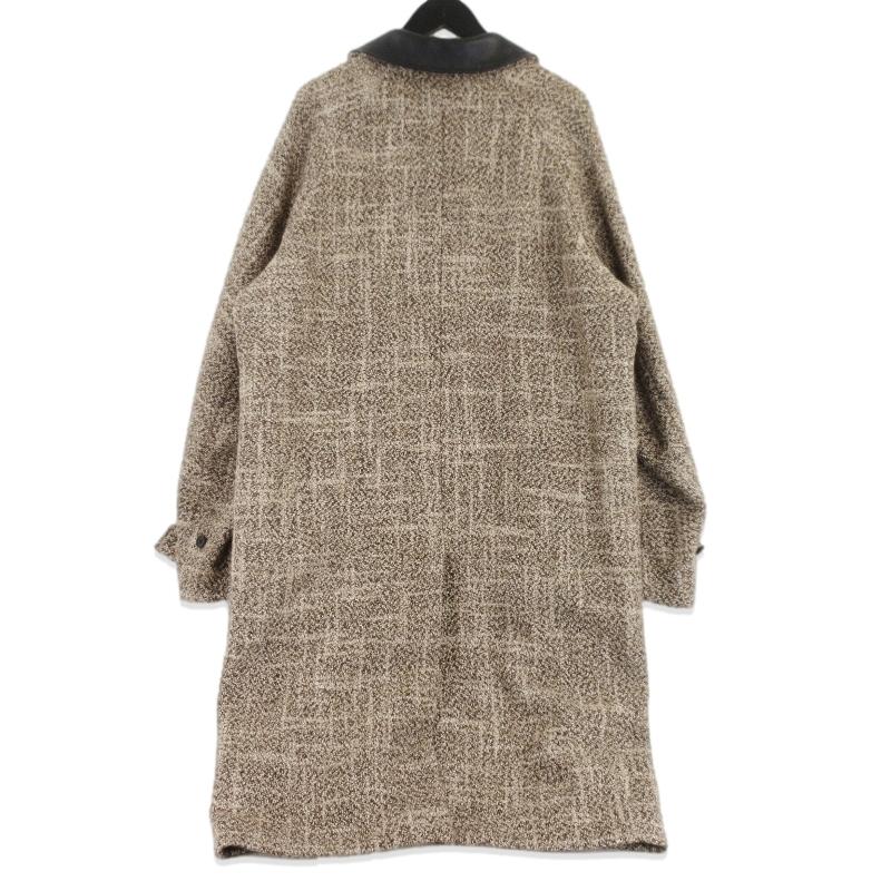 未使用 MARKAWARE マーカウェア アルパカループツイードコート
