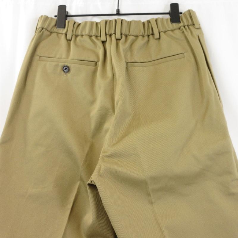 美品 MARKAWARE マーカウェア ダブルプリーテッドトラウザーズ A23D