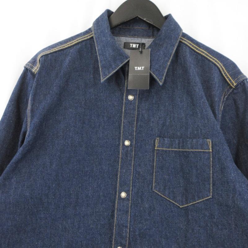 TMT デニム長袖シャツ　10oz DENIM SHIRTS 24AW 10oz DENIM SHIRTS（GRUNGE） – TMT OFFICIAL ONLINE STORE