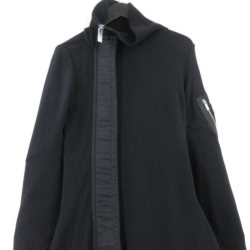 sacai サカイ MA-1ドッキングニット ワンピース 19-04720 ウィメンズ