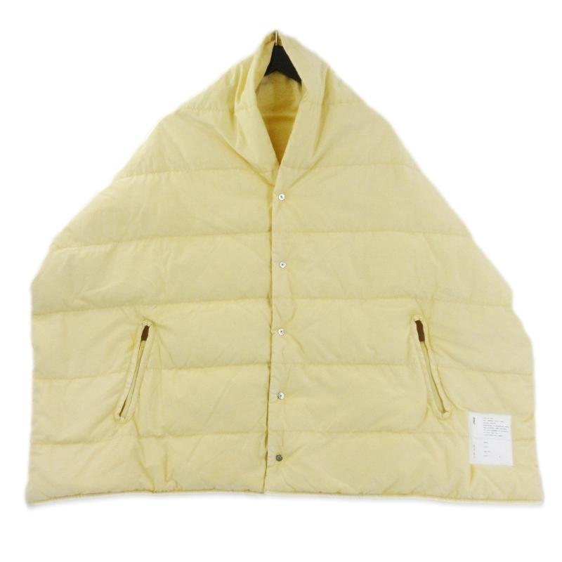未使用 INNAT インアット HAND-DYED DOWN STOLE VEST INNAT06-A01 