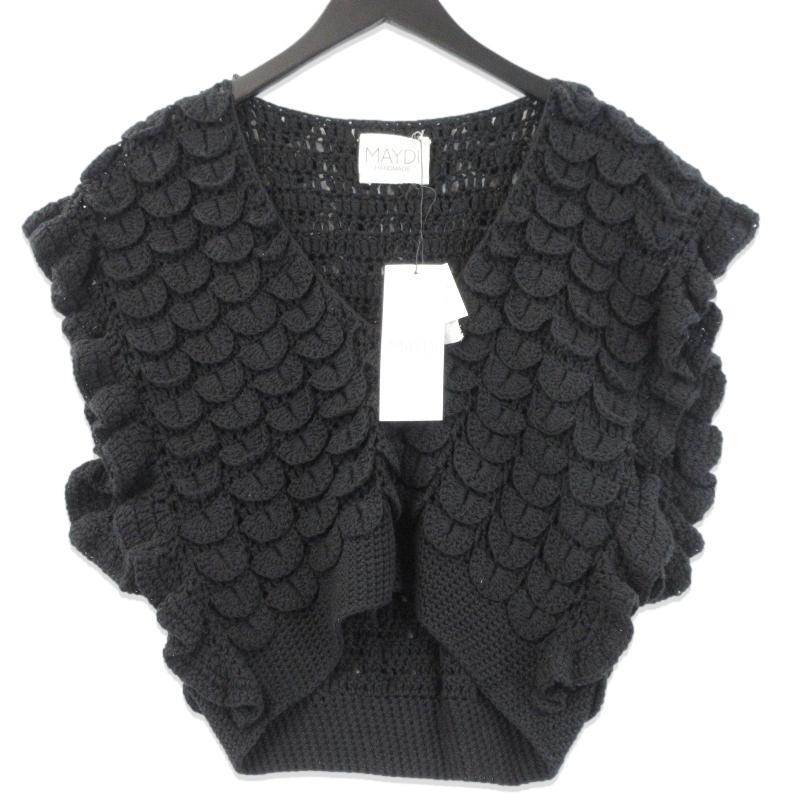 未使用 MAYDI マイディ ESTEROS 22SS ニット ベスト ハンドメイド