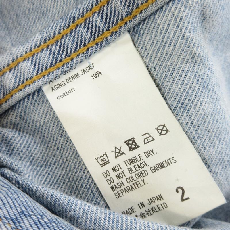 未使用 ANCELLM アンセルム AGING DENIM JACKET ANC-JK49 デニム