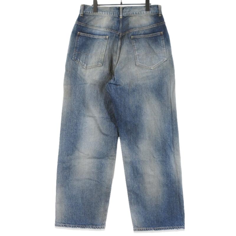 未使用 ANCELLM アンセルム #02 AGING01 ANC-PT97 エイジングデニム