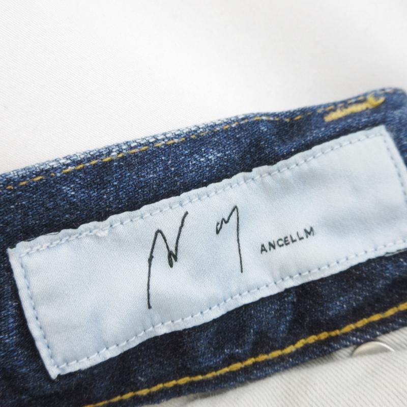 未使用 ANCELLM アンセルム #02 AGING01 ANC-PT97 エイジングデニム  