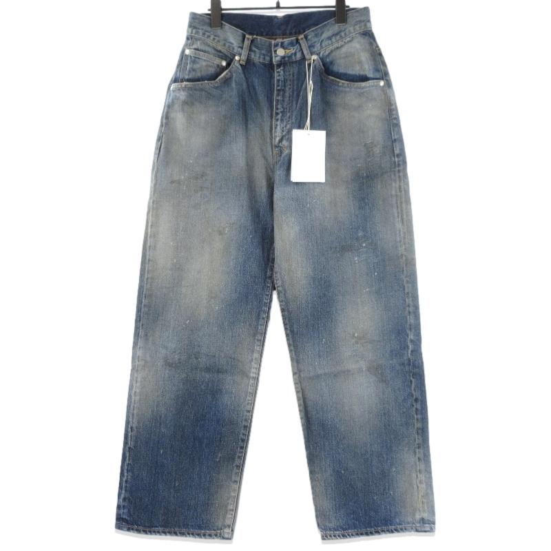 未使用 ANCELLM アンセルム #02 AGING01 ANC-PT97 エイジングデニム