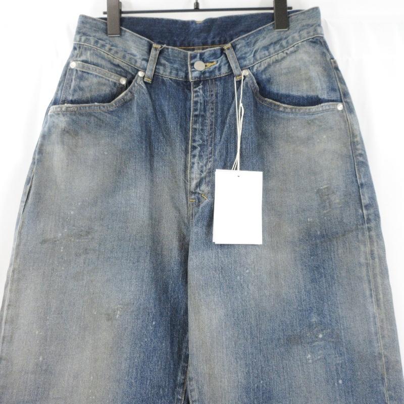 未使用 ANCELLM アンセルム #02 AGING01 ANC-PT97 エイジングデニム