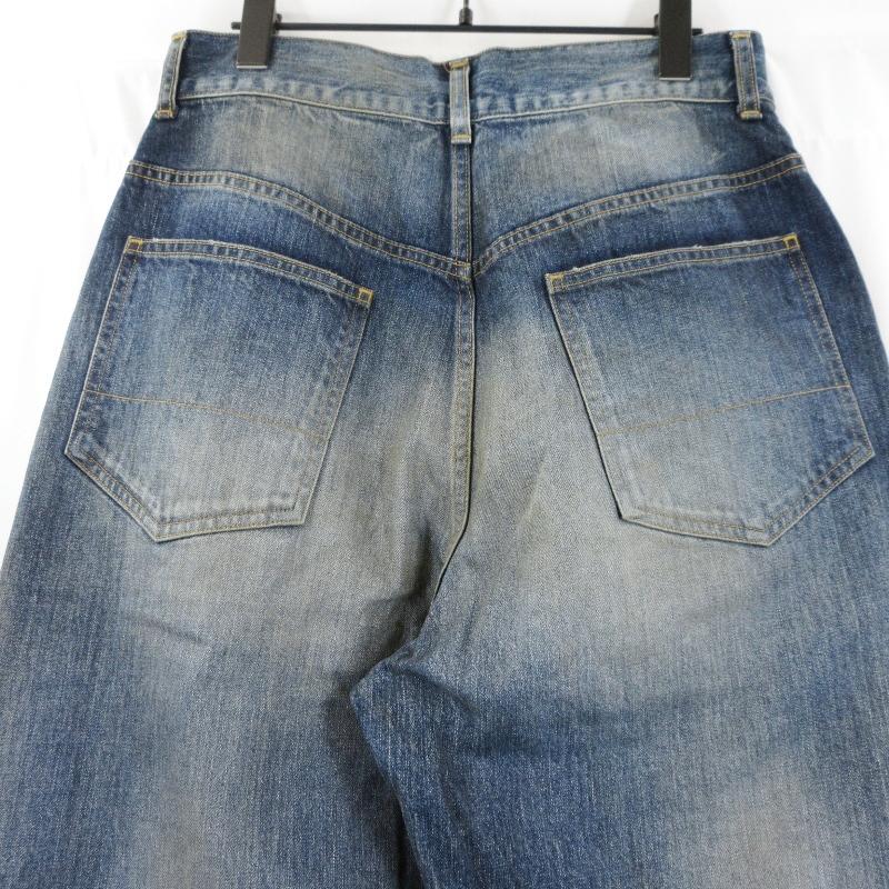 未使用 ANCELLM アンセルム #02 AGING01 ANC-PT97 エイジングデニム