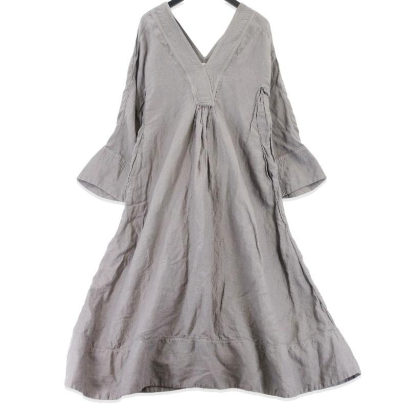 Chaos カオス アルパカリネンカフカワンピース CH209116ER-03 カフタン