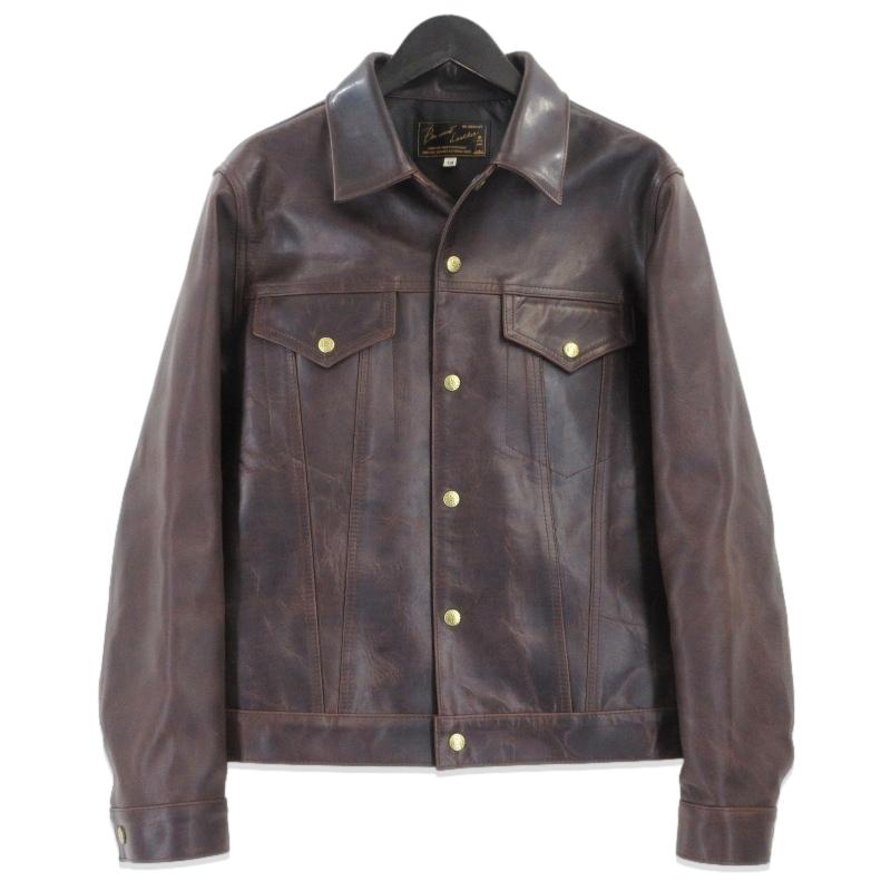 BONCOURA ボンクラ レザージャケット 3rd Hand-Waxed Brown Fade 馬革