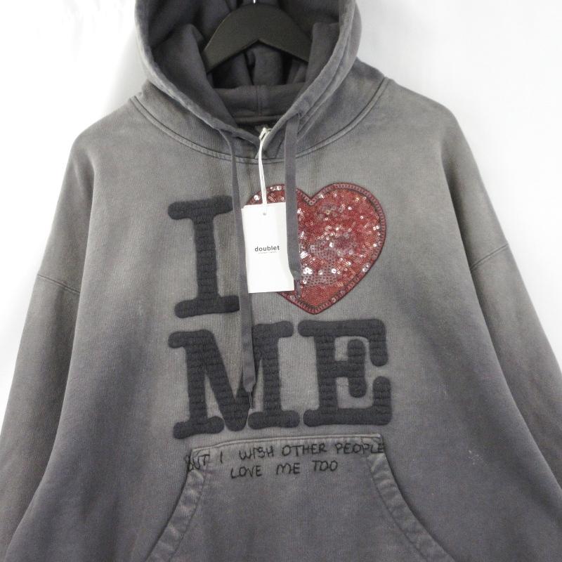 未使用 doublet ダブレット GRIP-LOVE HOODIE 25AW50CS400 プル