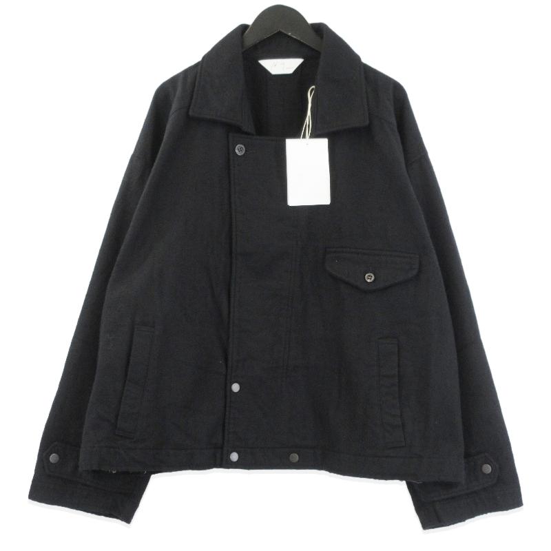 未使用 ANCELLM アンセルム PILLING WOOL DOUBLE BLOUSON ANC-JK60