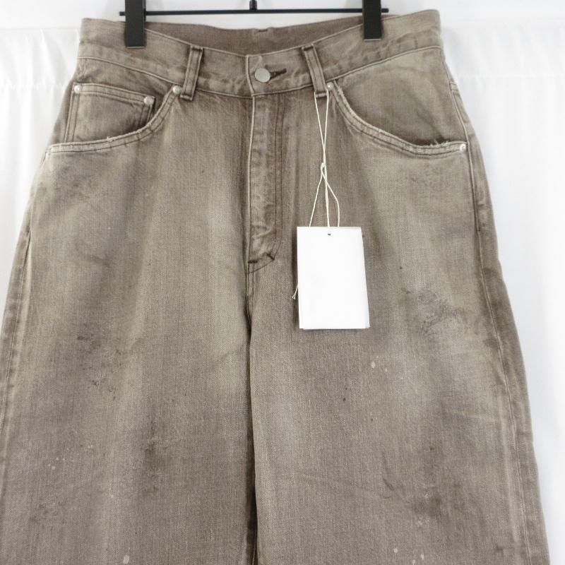 未使用 ANCELLM アンセルム #02 AGING01 ANC-PT97 エイジングデニム