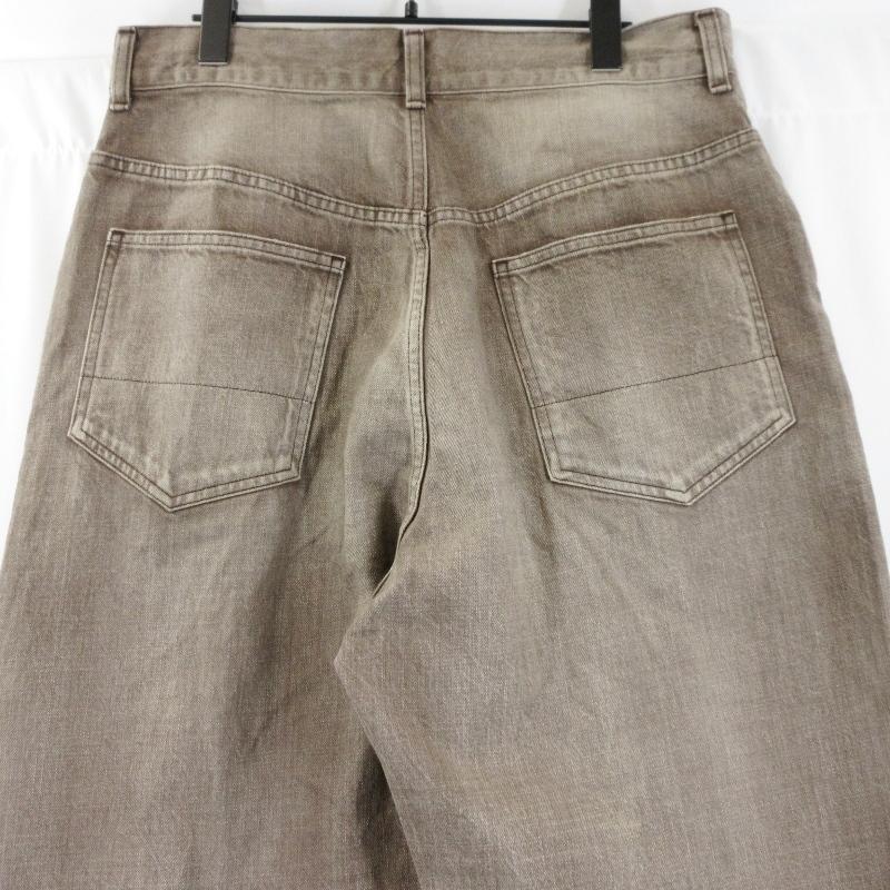 未使用 ANCELLM アンセルム #02 AGING01 ANC-PT97 エイジングデニム