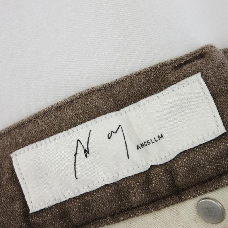 未使用 ANCELLM アンセルム #02 AGING01 ANC-PT97 エイジングデニム
