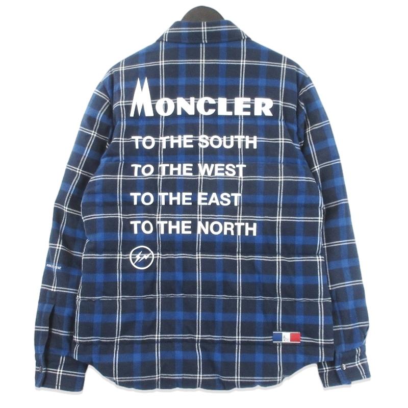 MONCLER × FRAGMENT モンクレール ダウンシャツジャケット