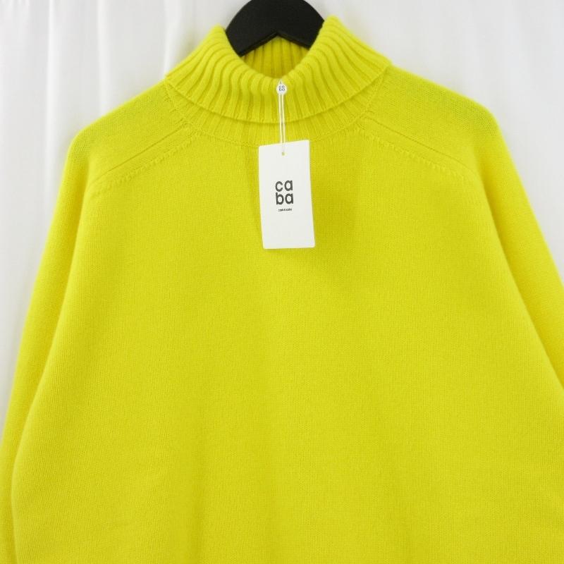 美品 walenode カシミヤ100% タートルネック ニット イエローM相当 美品 walenode カシミヤ100% タートルネック ニット イエローM相当 美